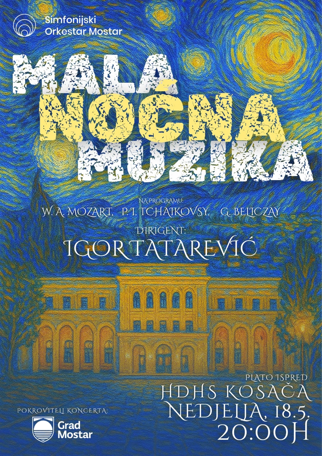 Mala nocna muzika plakat